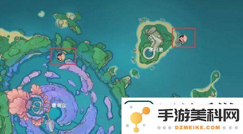 原神花鳉在哪钓地图