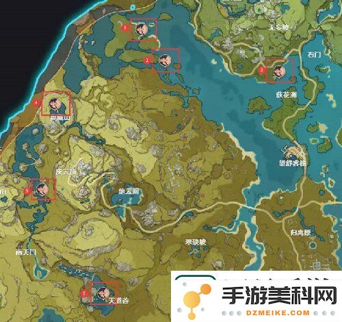 原神花鳉在哪钓地图