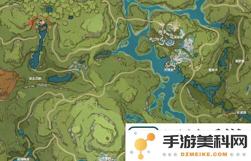 原神花鳉在哪钓地图