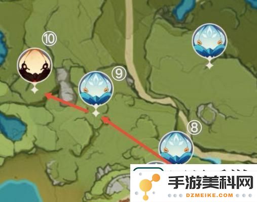原神孢囊晶尘采集路线图文攻略